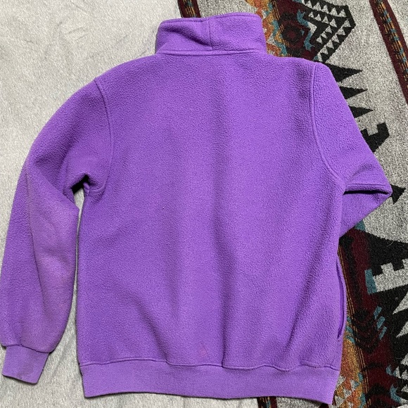 Purple thrifted zip up fleece - Picture 4 of 4